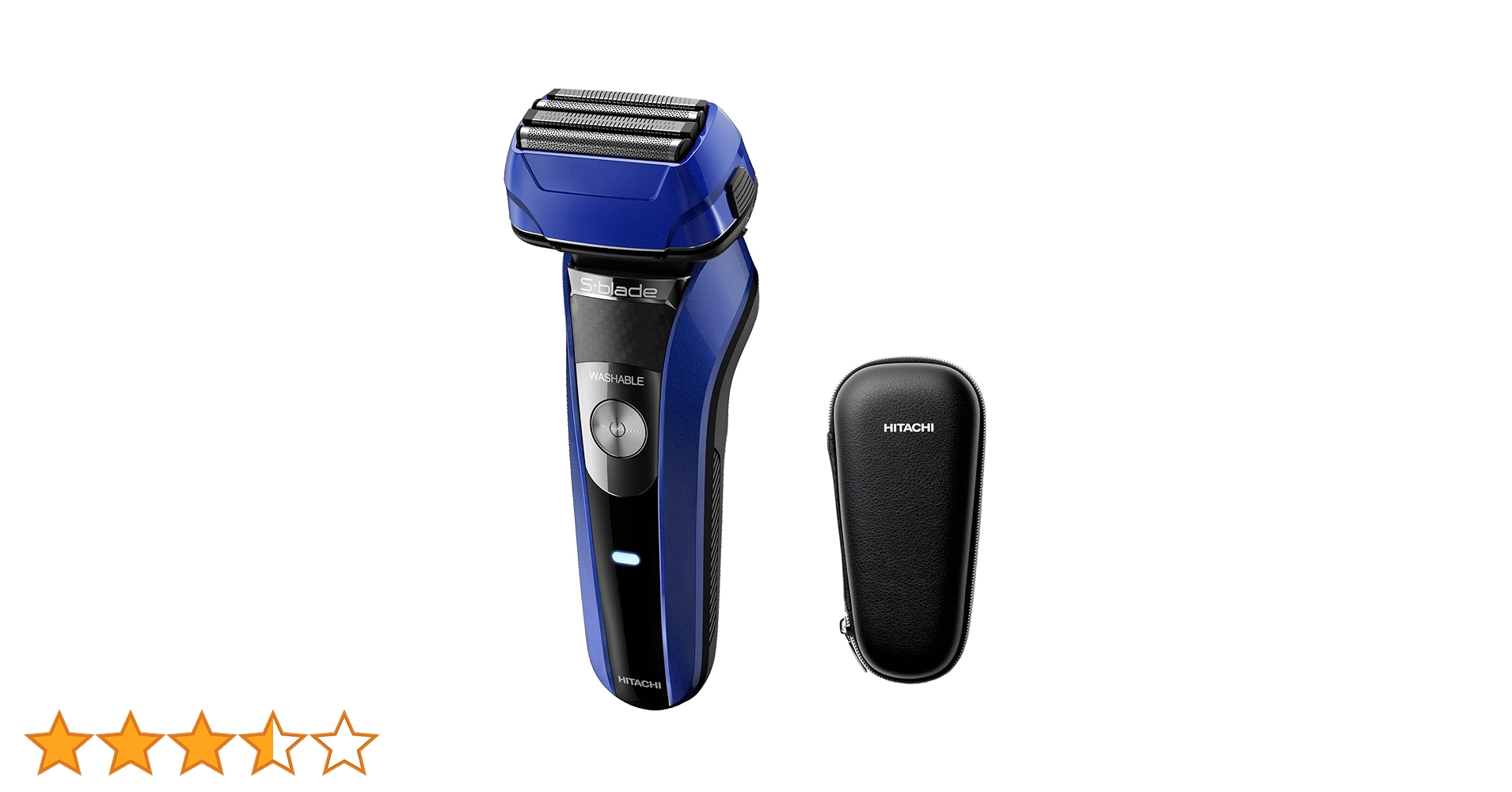 お値下げ！【未使用】HITACHI RMH-F470B 電動シェーバー エスブレード RMH-F470B(R) 日立 S-blade 4枚刃 泡剃り対応 電気